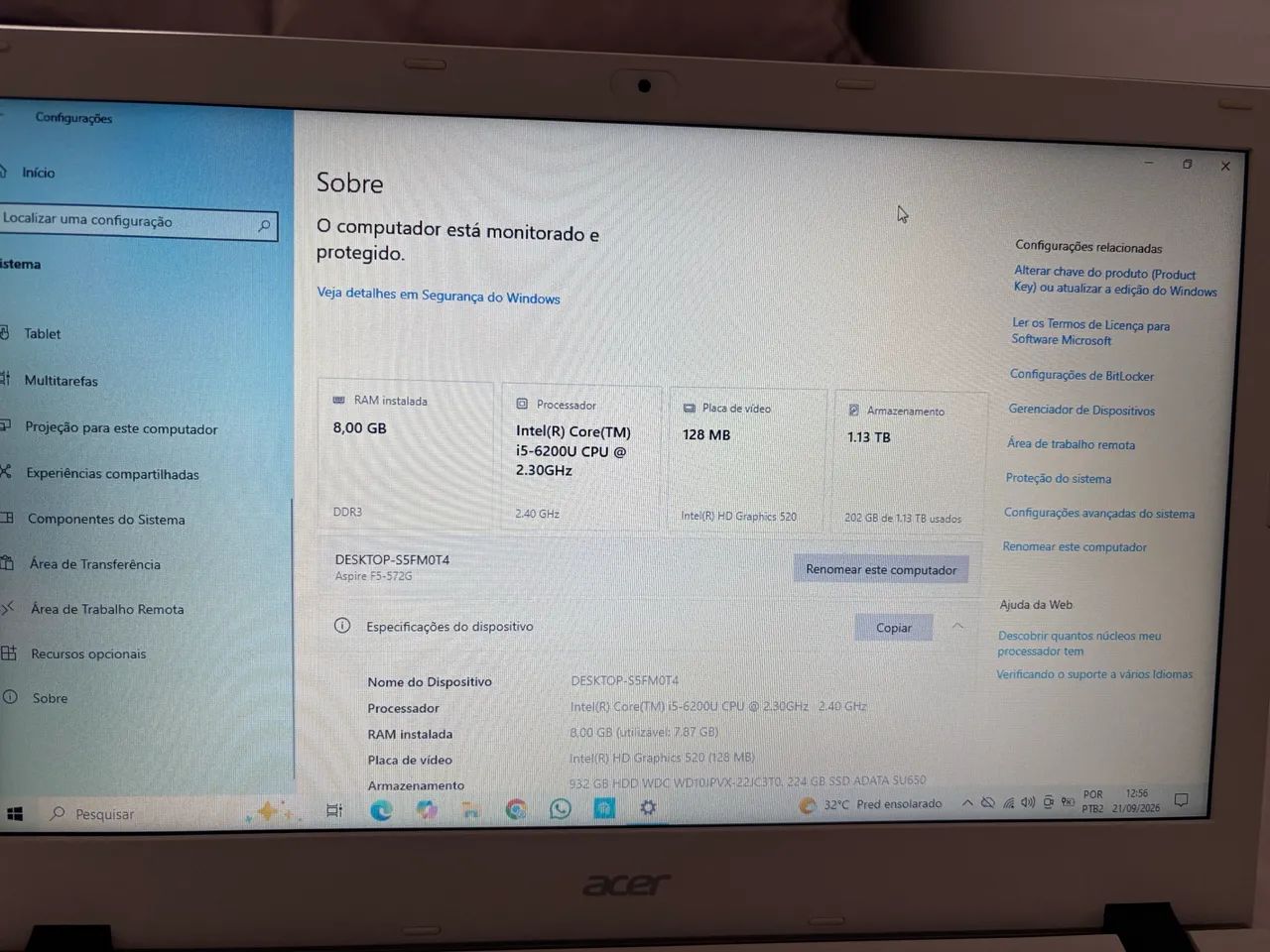 Notebook Acer   - Foto 2