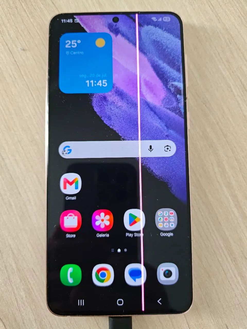 S21 Plus 5G com listras na tela  - Foto 5