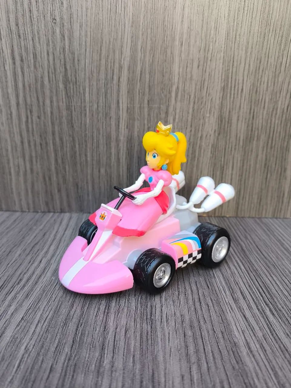 Princesa peach Miniatura Colecionável Mario Kart