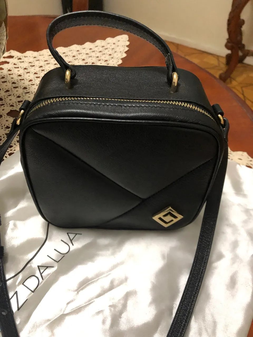 Luz da Lua Bolsa em Couro