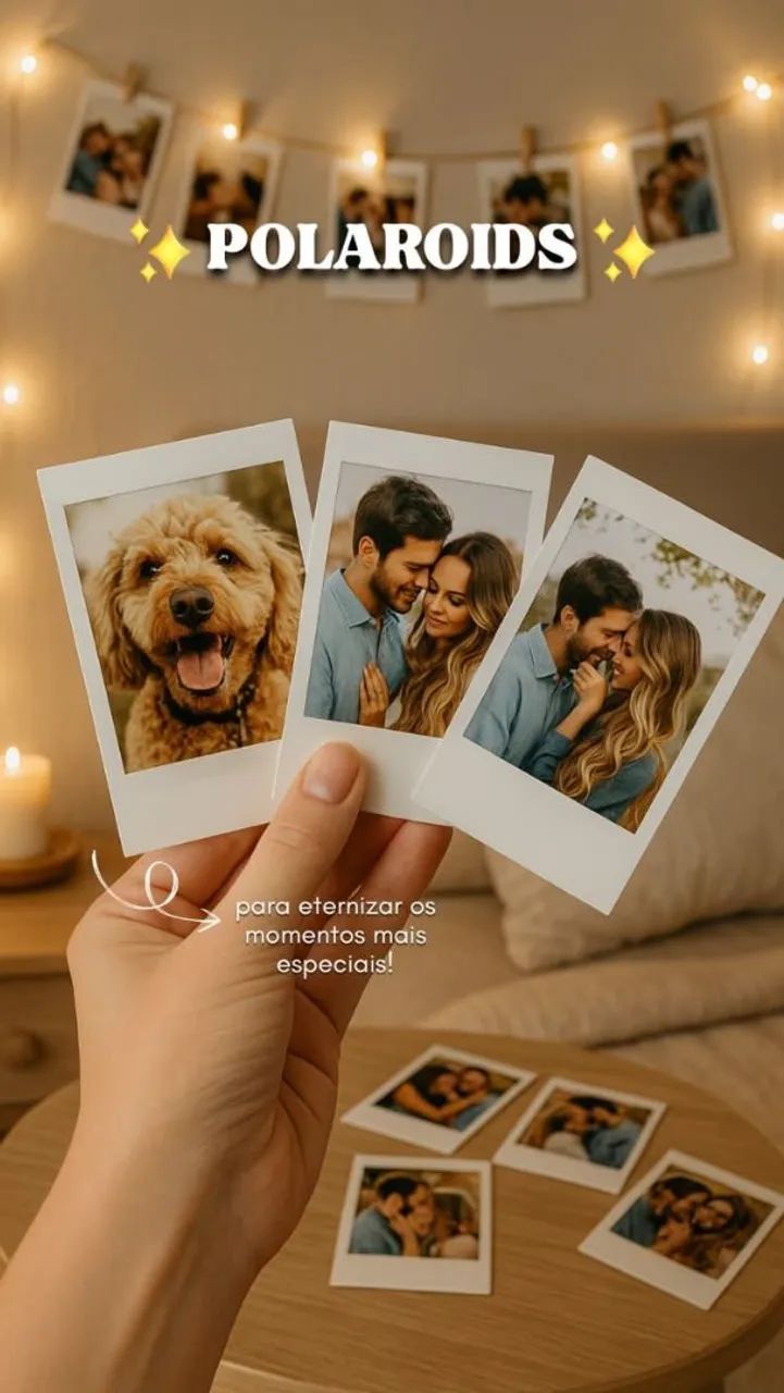 Fotos Polaroid Com Imã para Geladeira 