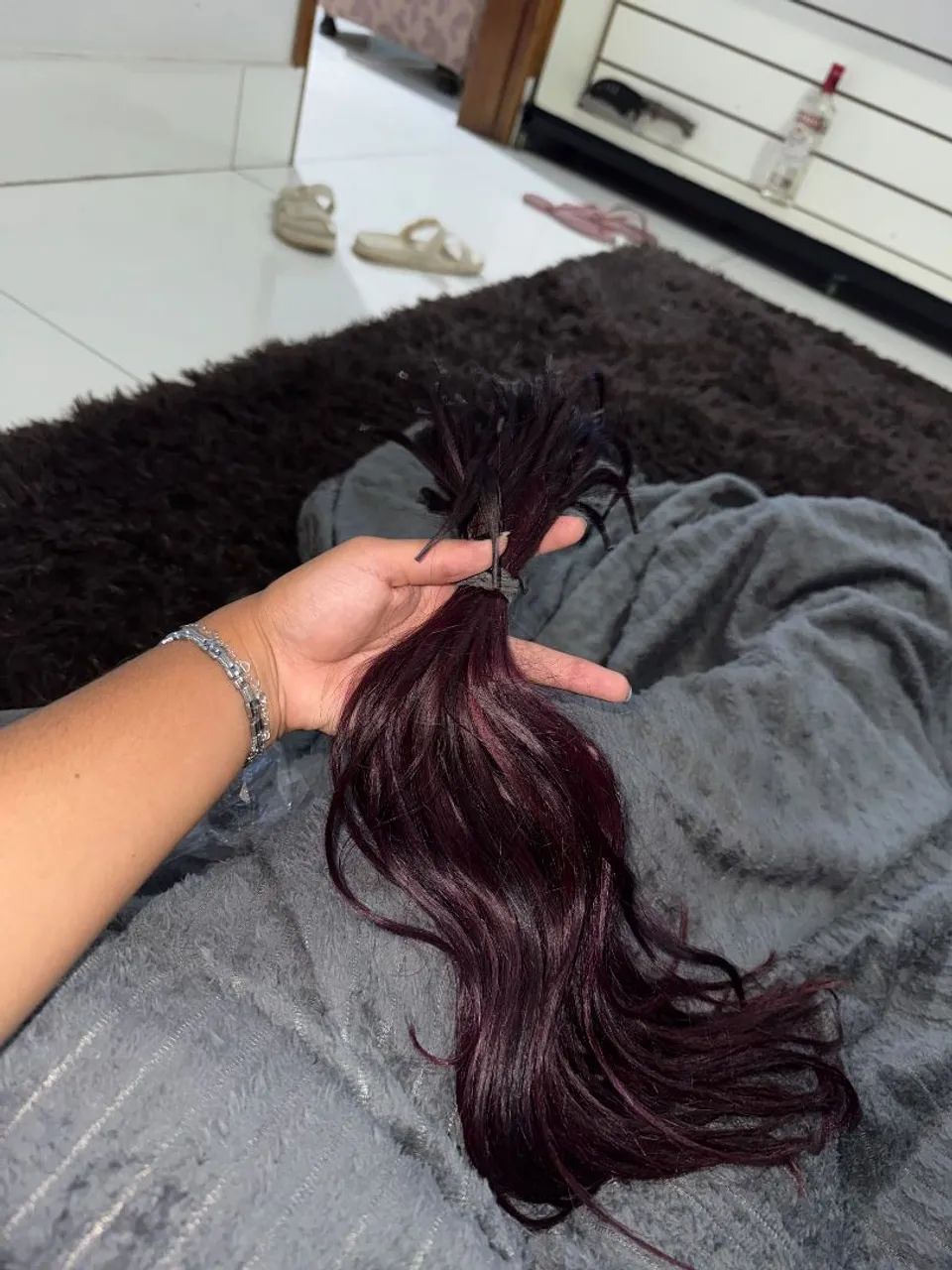Cabelo humano  55 cm