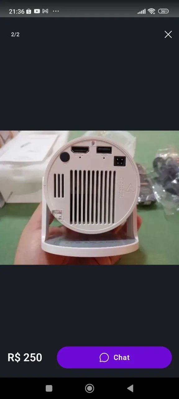 Projetor smart completo com suporte grátis  - Foto 3