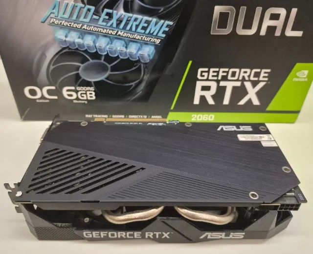 Placa de vídeo Asus RTX 2060 6GB OC Dual Fan LED - Na caixa! - Foto 6