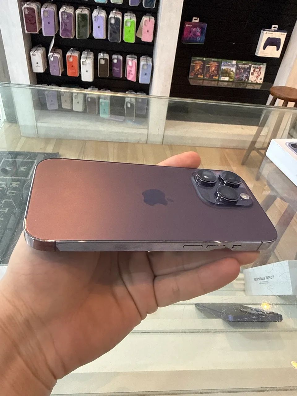 IPhone 14 pro 128 bateria 78% - Aceito seu Apple na troca  - Foto 4