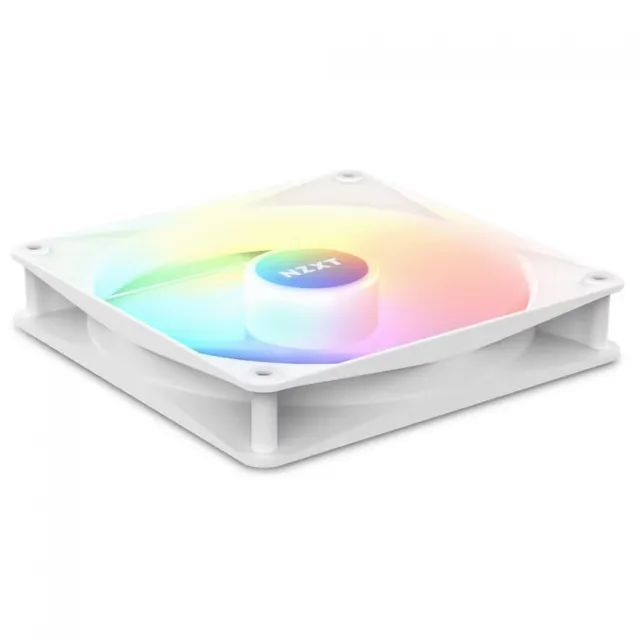 (NOVO) Kit Fan Com 2 Unidades NZXT F140 RGB Core, 140mm, White, RF-C14DF-W1 - Foto 2