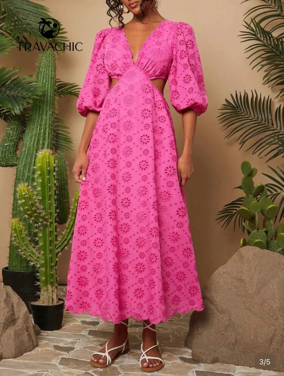 Vestido travachic estilo Farm  - Foto 3