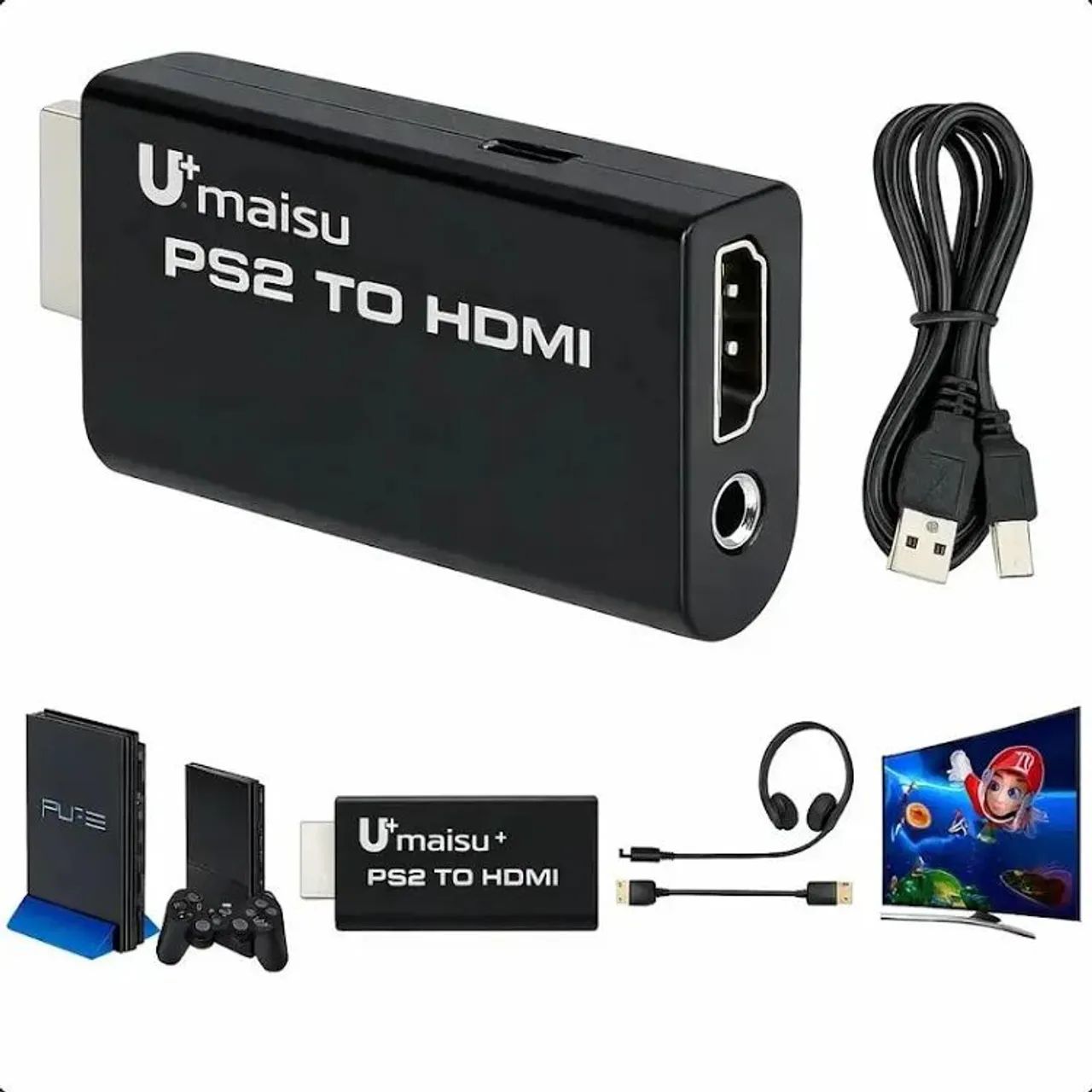 Adaptador de PS2 para HDMI;) entrega gratis 