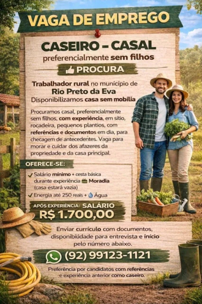 CASEIRO (TRABALHADOR RURAL) - Casal / Procura  - Foto 2
