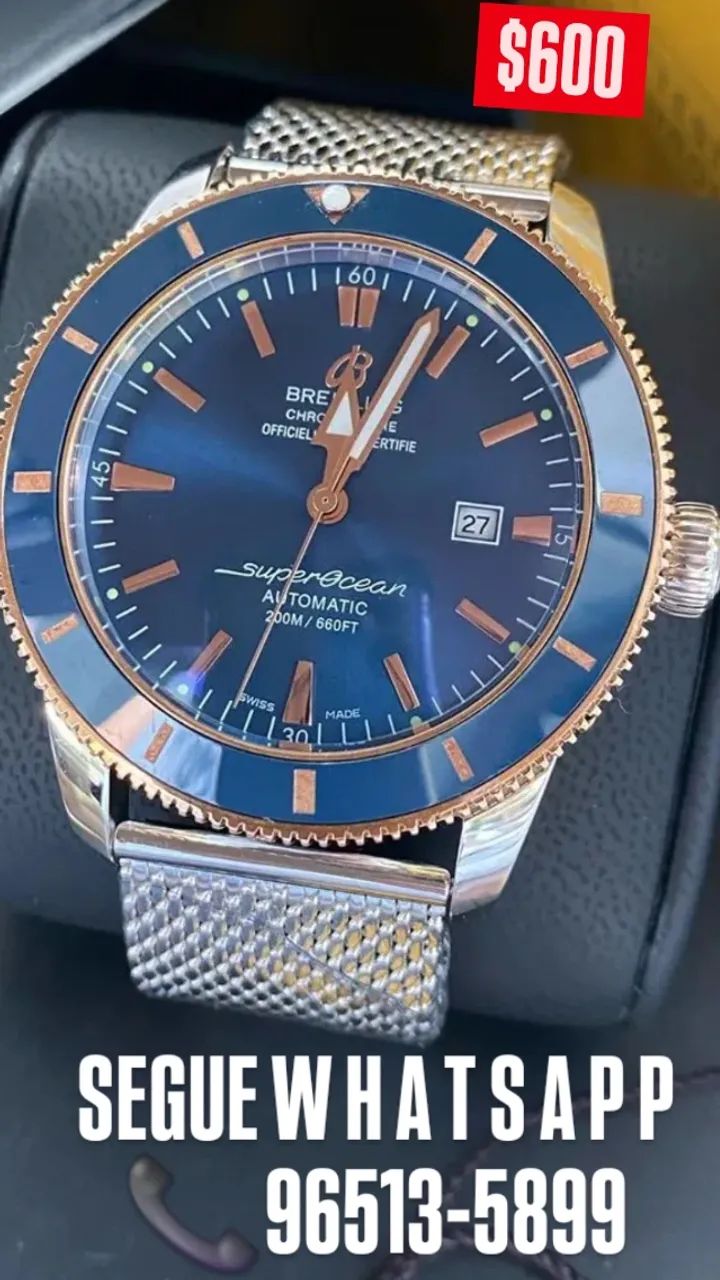 Relógio BREITLING SUPEROCEAN AUTOMÁTICO - ENTREGAMOS  - Foto 3