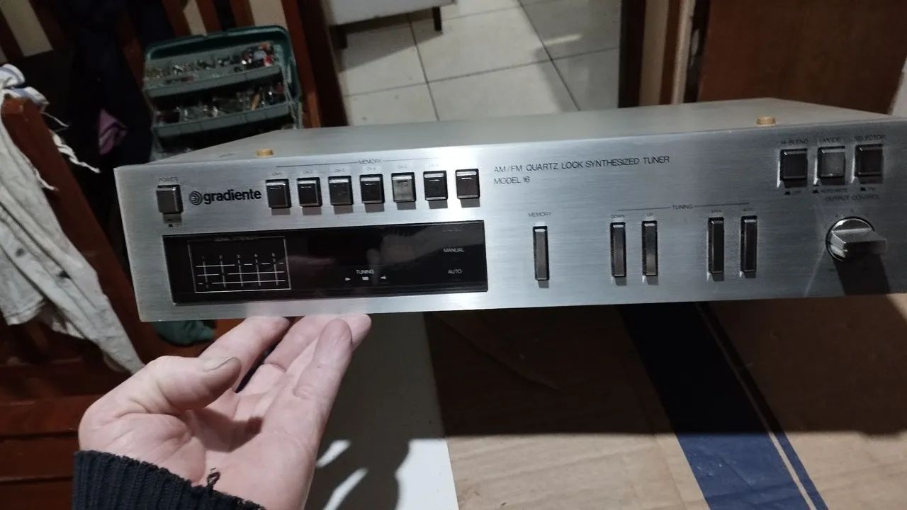 Tuner gradiente model 16 funcionando perfeitamente bem conservado  - Foto 4