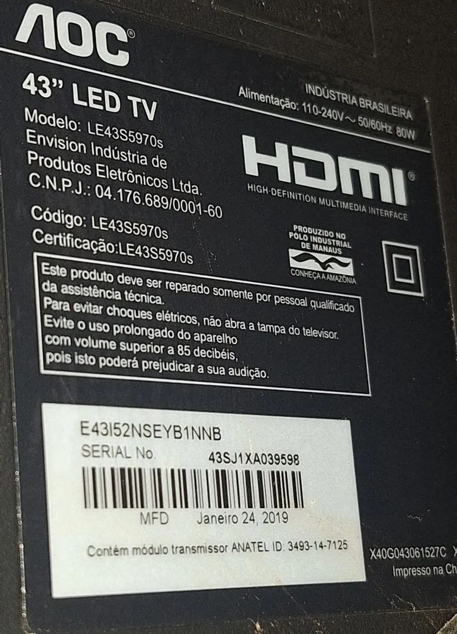 SMART TV AOC 43 POLEGADAS - Foto 3