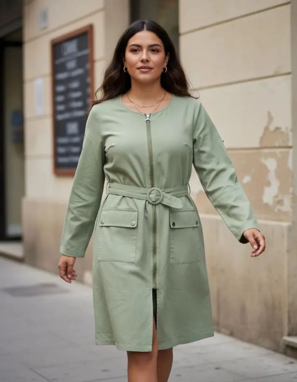 vestido com cinto zheng fashion - Foto 2
