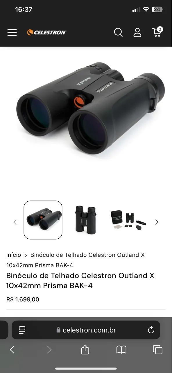 Binóculos celestron