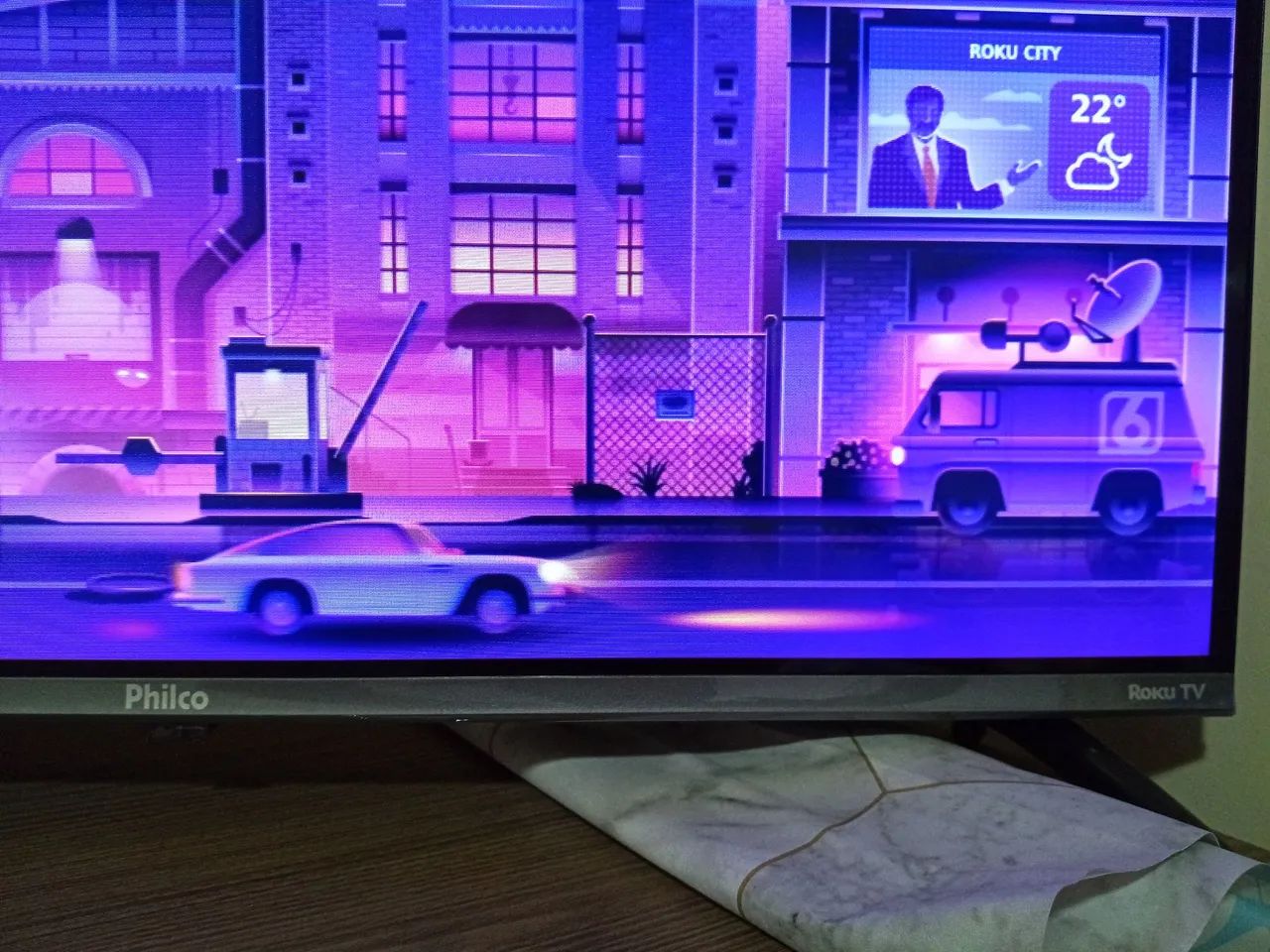Vendo essa televisão smart, marca da philco(roku) - Foto 3