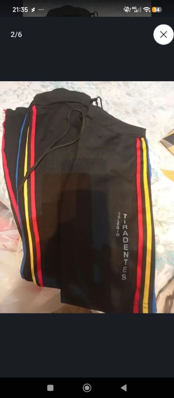 Calça + bermuda colégio Tiradentes 