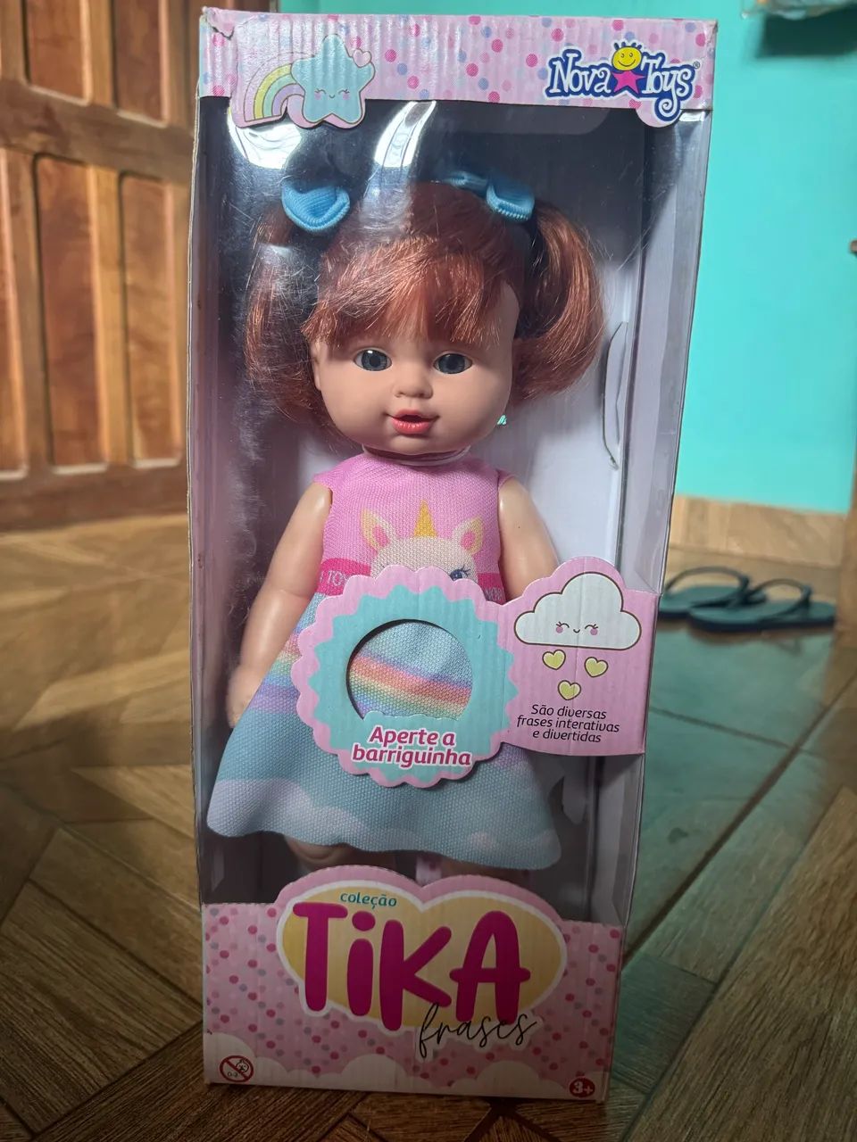 Vendo essa boneca que falar