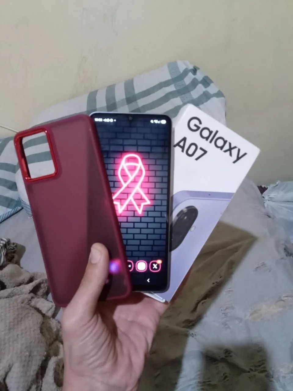 Galaxy A07 128gb lilás !!