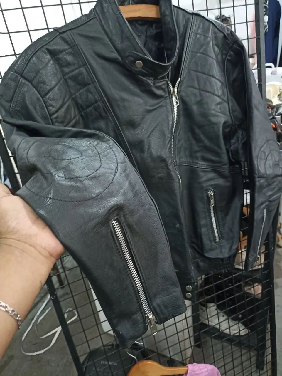 Jaqueta de couro Motociclista G - Foto 2