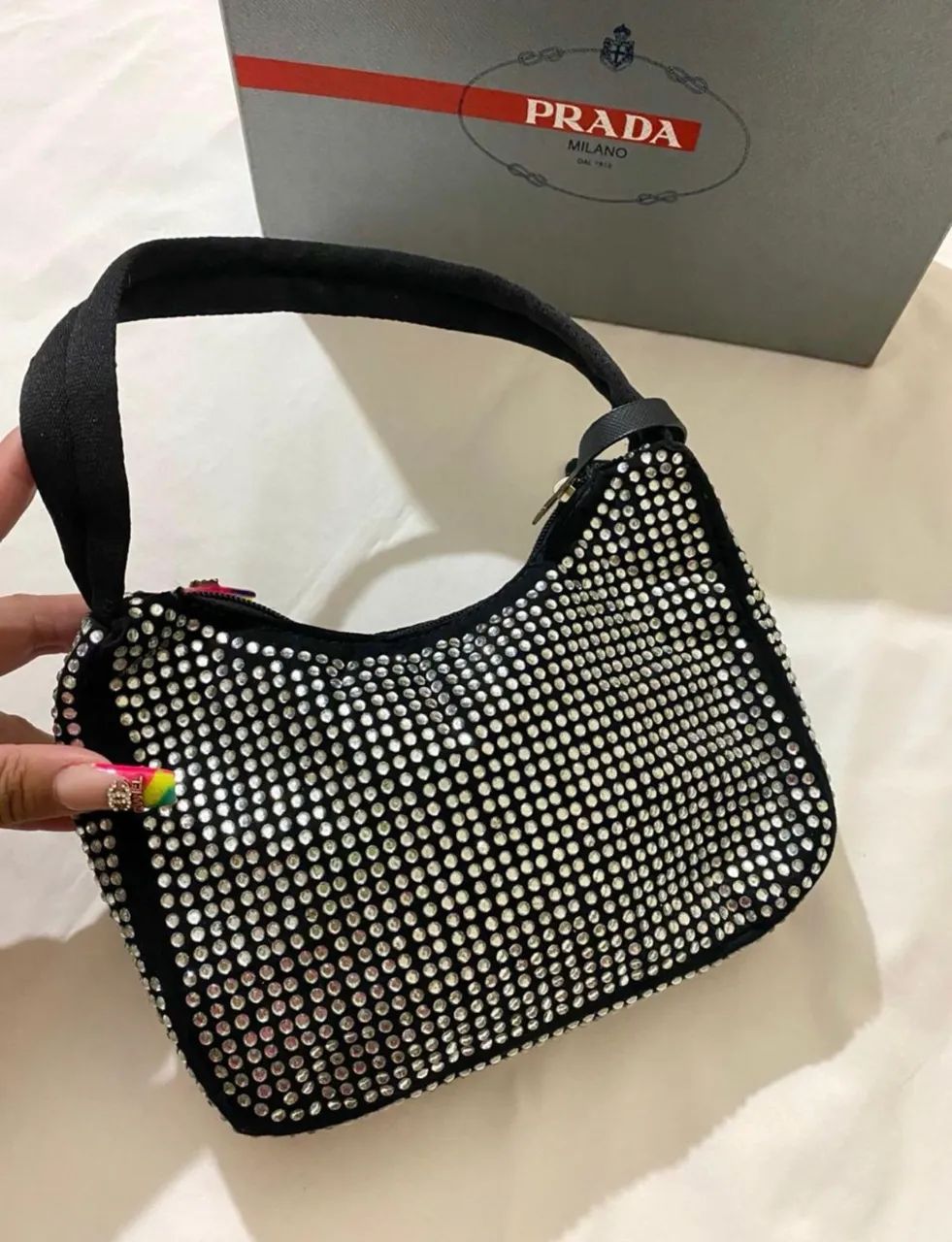 Bolsa preta Prada Nova  - Foto 3