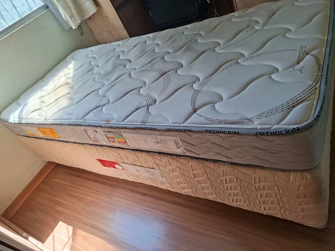 Colchão + Box ORTHOCRIN usado em bom estado