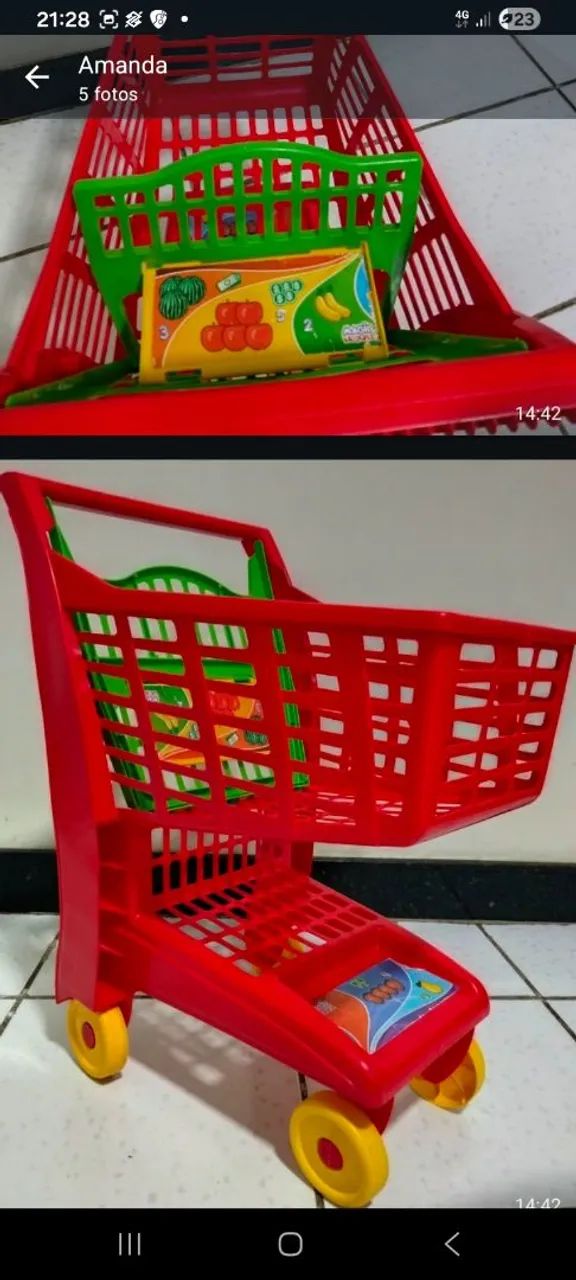 Carrinho de supermercado  - Foto 3