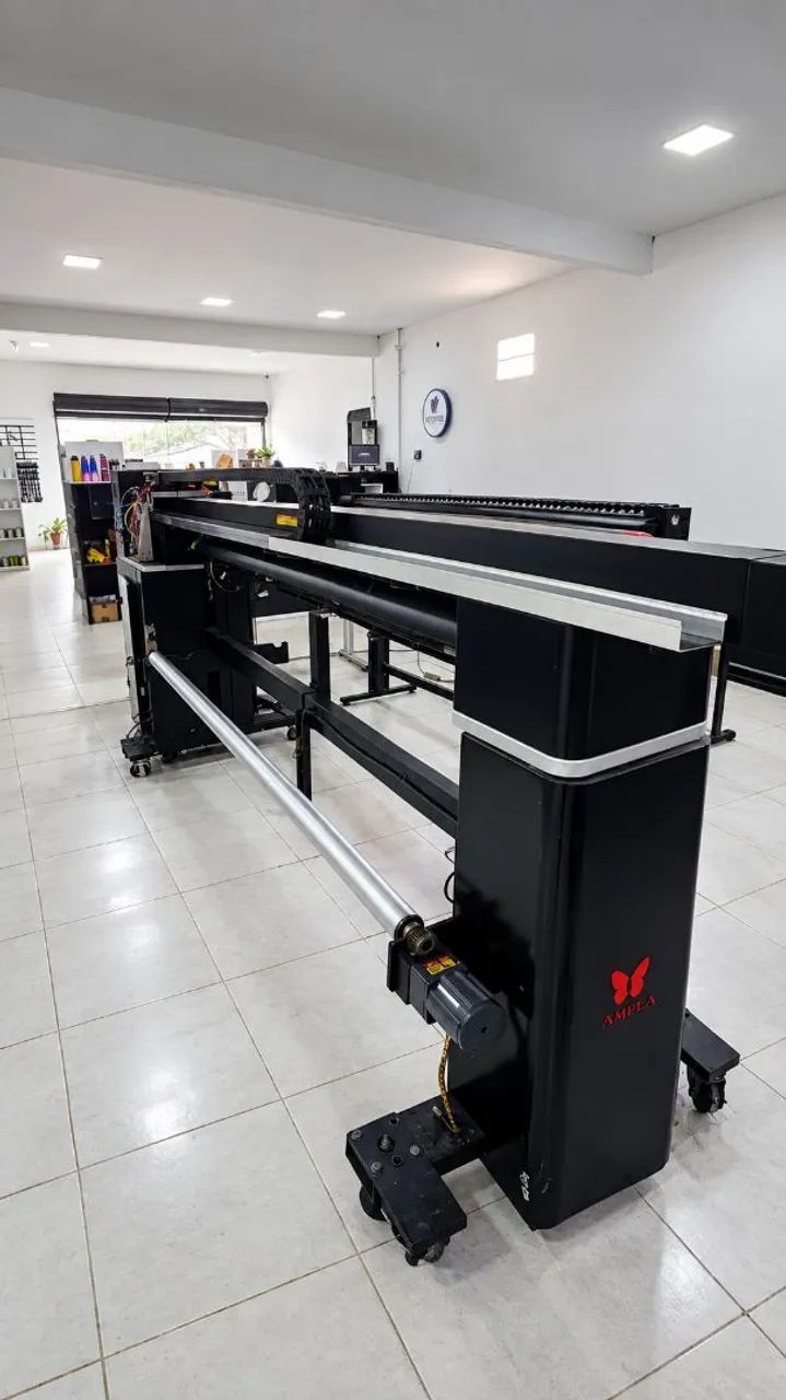 PLOTTER DE IMPRESSÃO AMPLA RIO 8100S 1,8M SOLVENTE - Foto 3