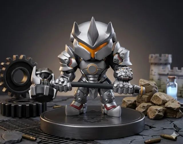 Boneco Overwatch - Funko Pop Reinhardt
