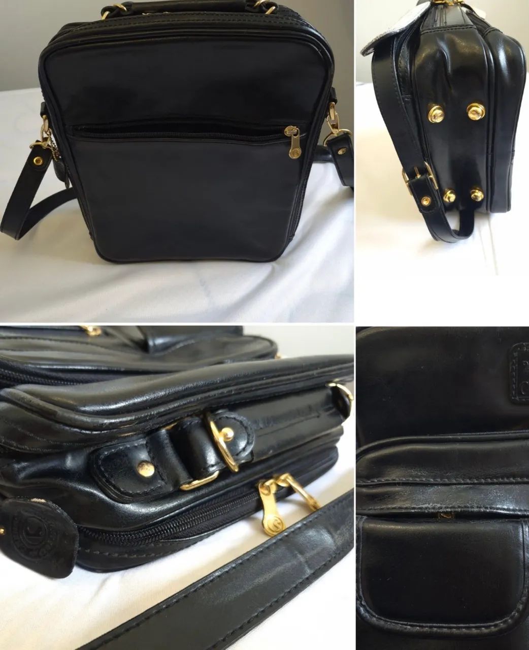 Bolsa transversal carteiro chenson em couro legítimo - Foto 3