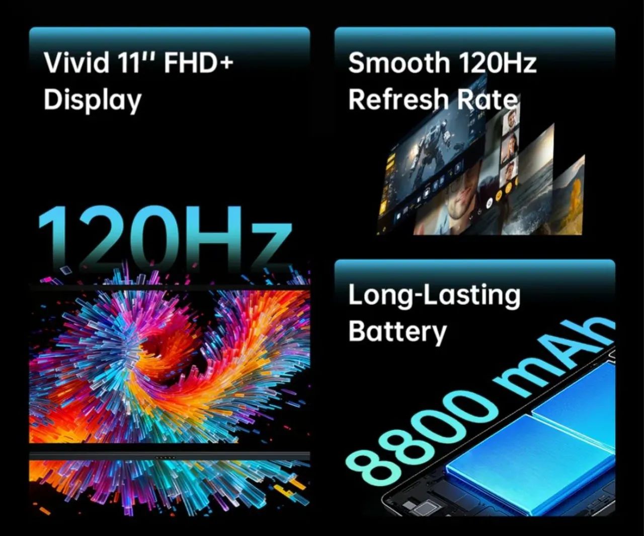 Tablet Black Shark Pad 7 Pró 4G 256gb 6gb RAM global (leitor de chip e Wi-Fi) - Foto 4