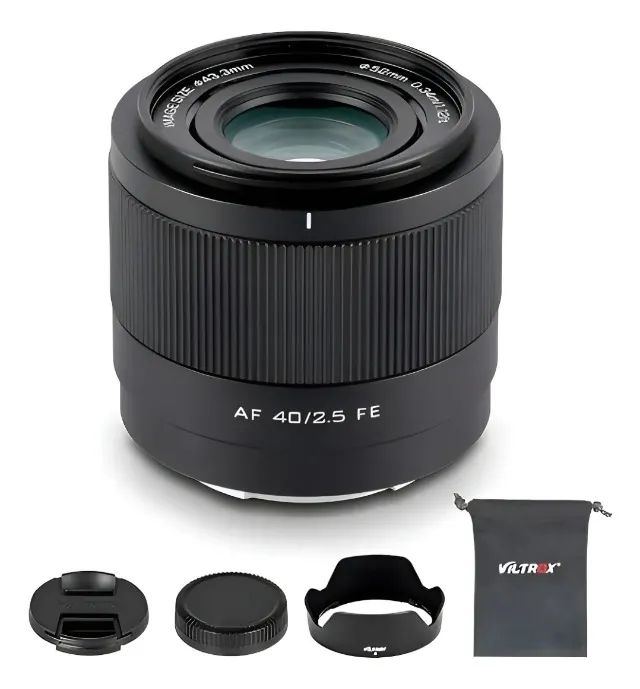 Lente Viltrox AF 40mm F/2.5 Fe Full Frame para Sony E-mount