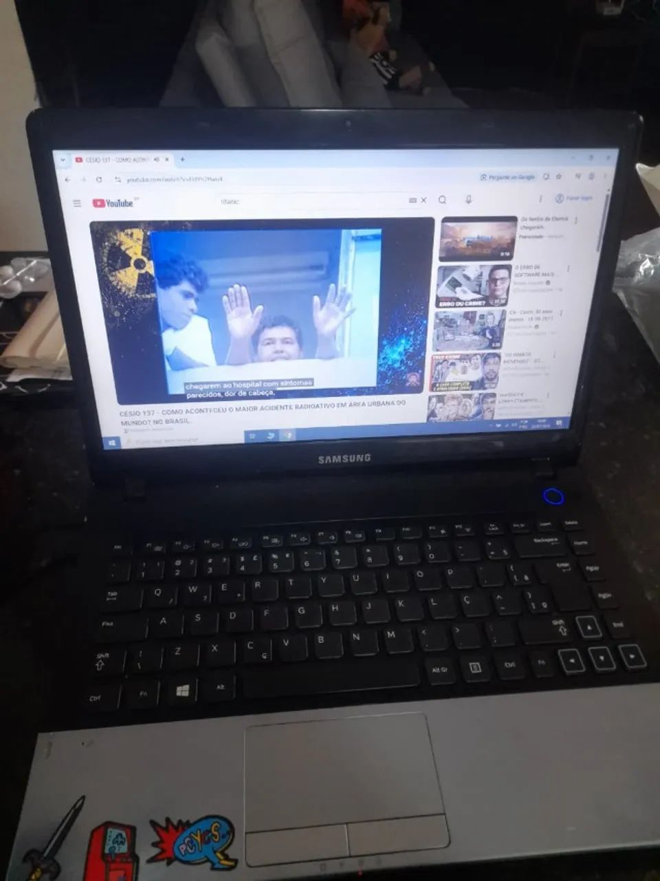 Notebook Samsung 4gb ram vendo ou troco - Foto 4