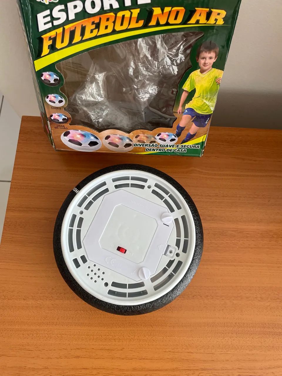 Brinquedo flutuante de plástico com sensor bola de futebol - Foto 3
