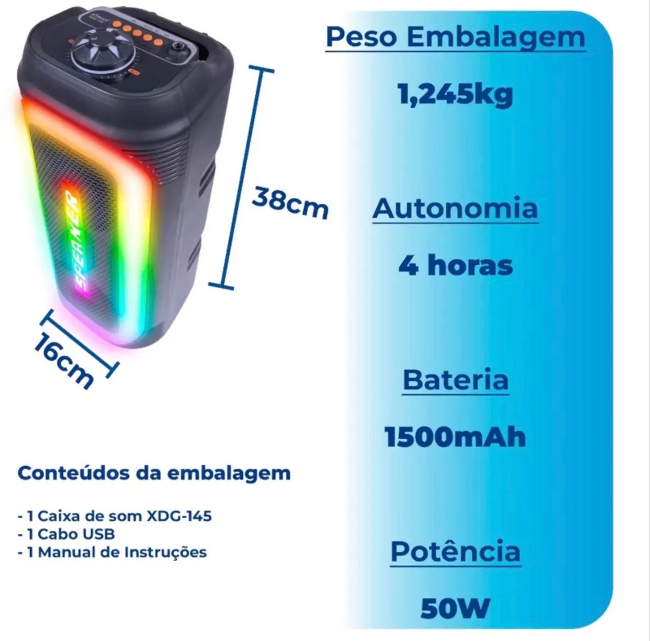 Caixa de som cores e modelos a pronta entrega  - Foto 3