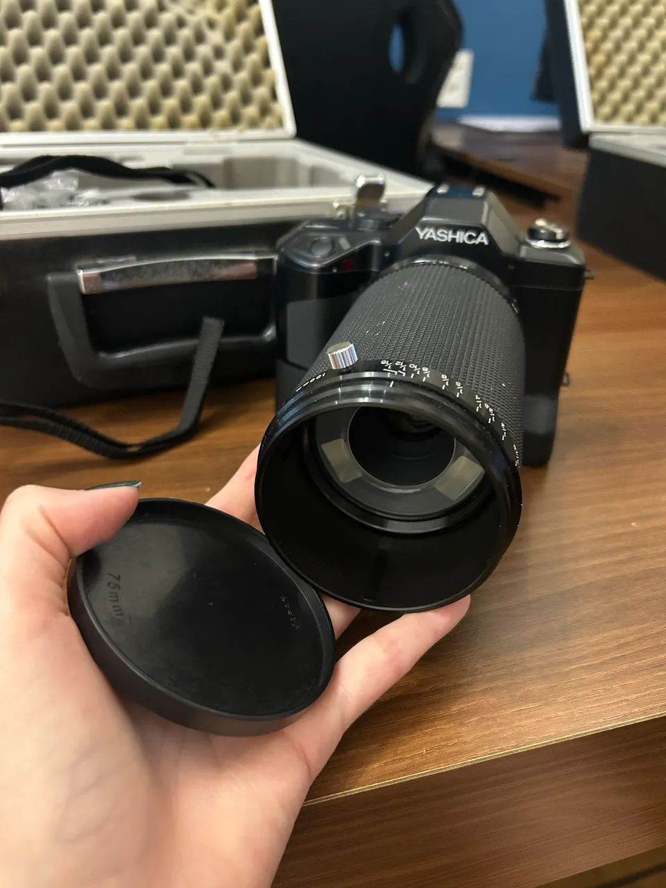 câmera analógica yashica dental eye 2 (em bom estado - funcionando - com a caixa) - Foto 2