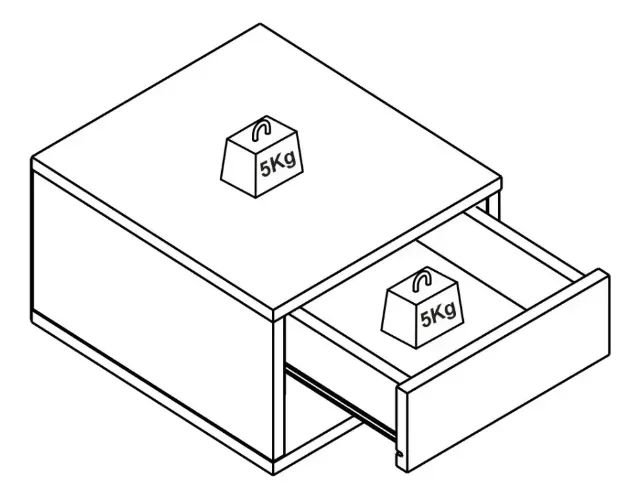 Mesa De Cabeceira Suspensa 30 Cm B87 Novam Branco - Foto 5
