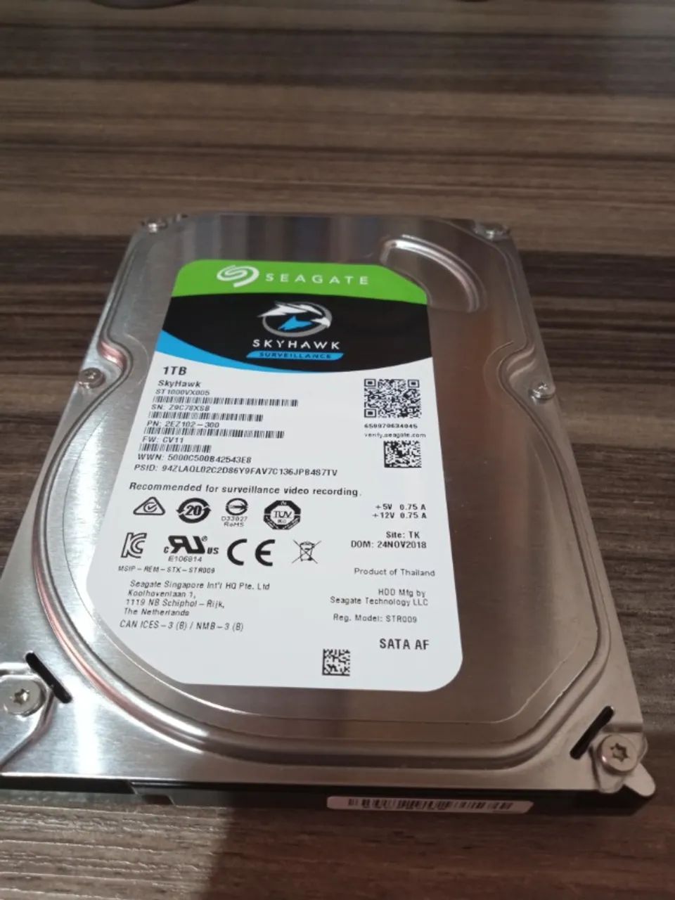 HD Seagate Skyhawk Surveilance 1 Tb