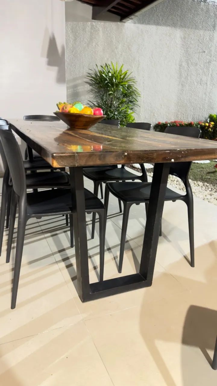 Mesa com 8 cadeiras - Foto 5