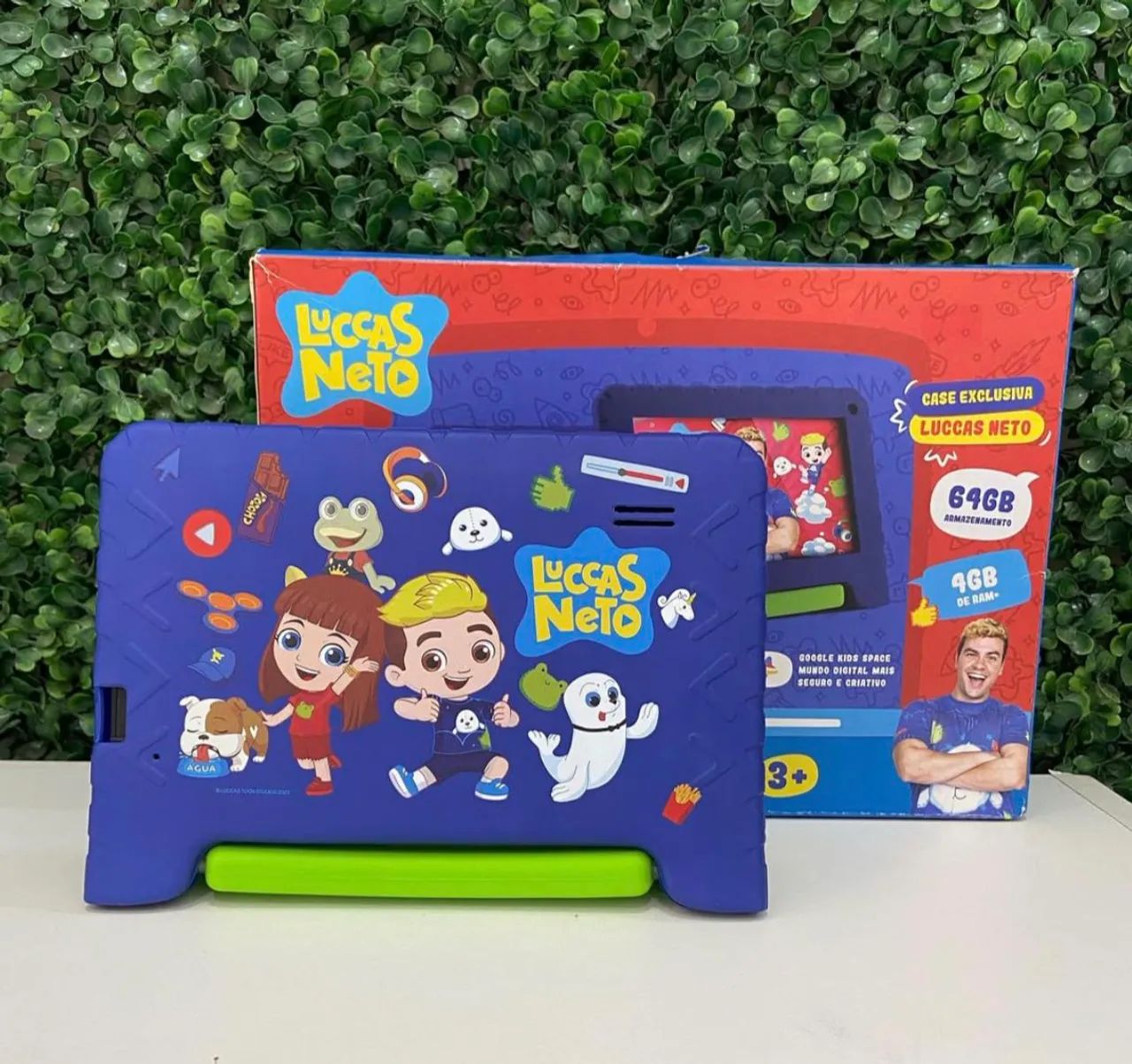 TABLET INFANTIL LUCCAS NETO 64GB 4GB RAM 