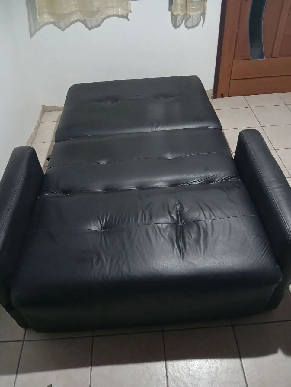 Sofá cama preto  - Foto 2