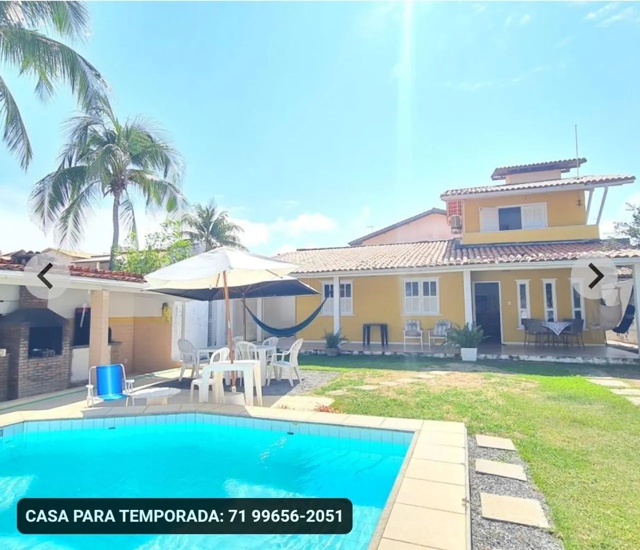 CASAS DE TEMPORADA  Piscina Privativa | 5/4 Climatizados | Praia de Vilas do Atlântico - Foto 2