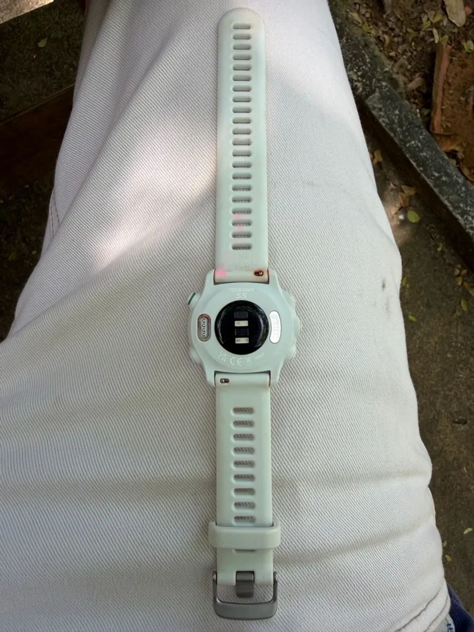 Garmin Forerunner 55 Branco - Pouquíssimo Uso - Foto 3