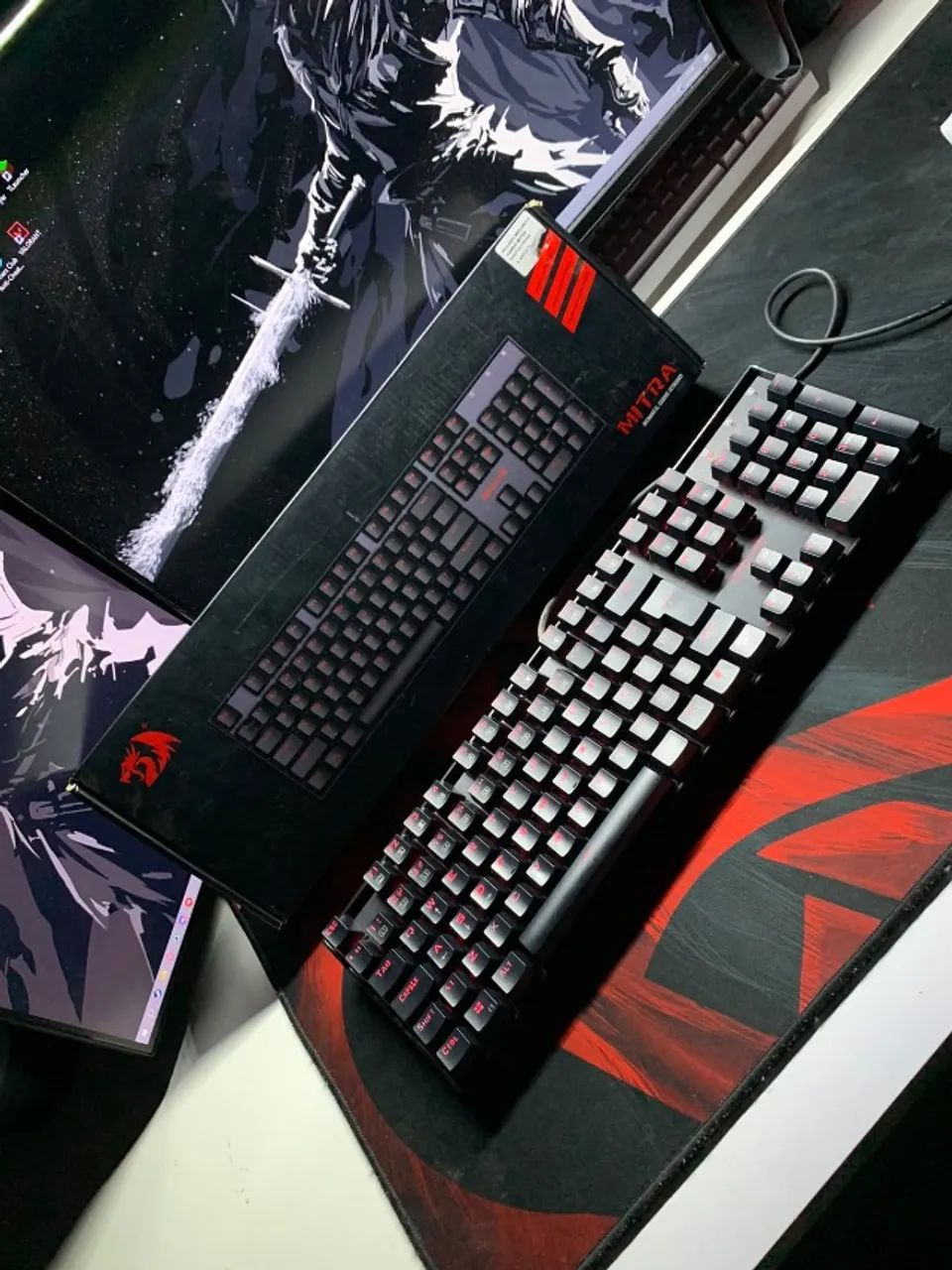 TECLADO MECÂNICO REDRAGON MITRA - Foto 2