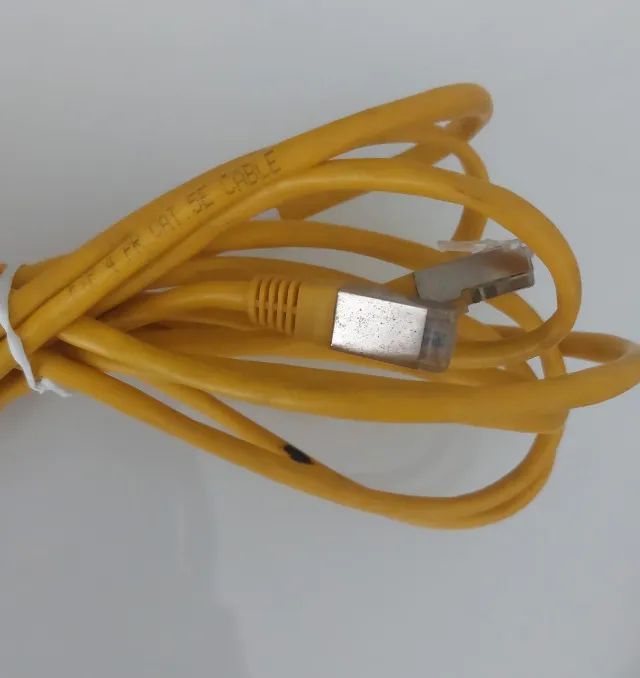 Cabo de Rede Internet RJ45 Cat 5 - 0,5 e 1,8m - Foto 2