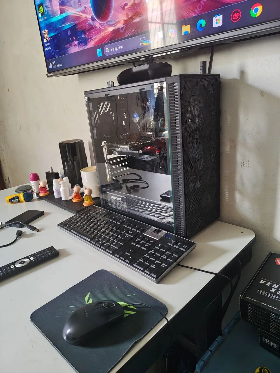Gabinete gamer aceito Troca  - Foto 2