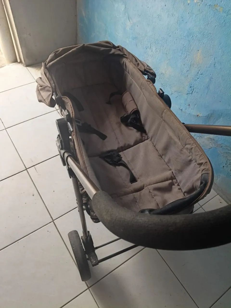 Carrinho de bebê, bebê conforto e suporte  - Foto 3
