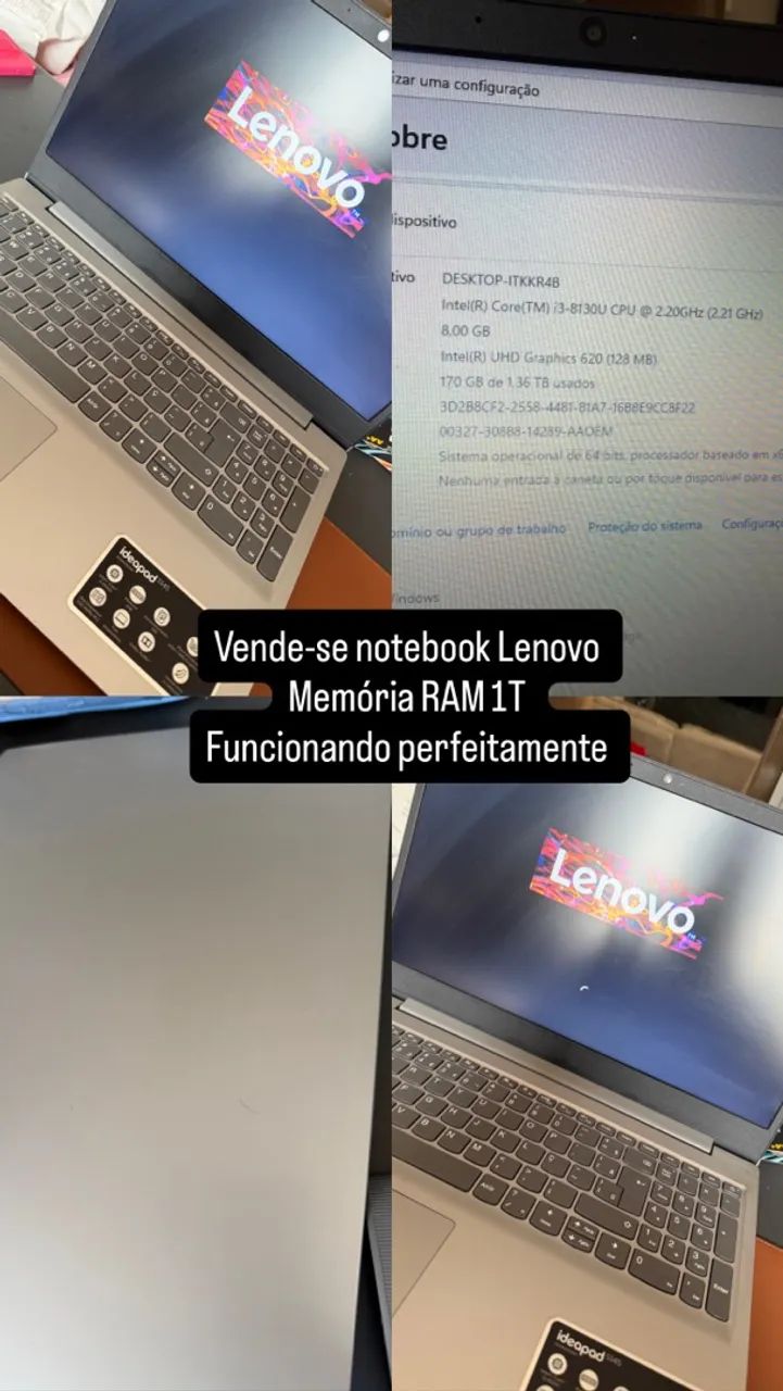 Notebook Lenovo 
