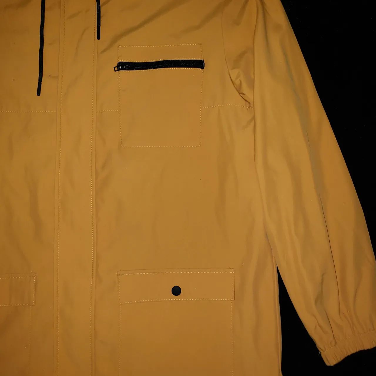 Casaco Parka com Capuz Ripping Amarelo - Foto 3