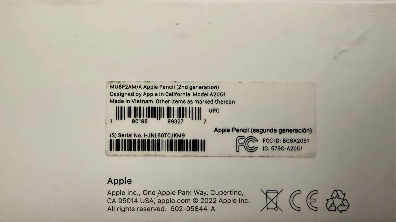 Apple Pencil 2 geração (A2051) - Foto 2