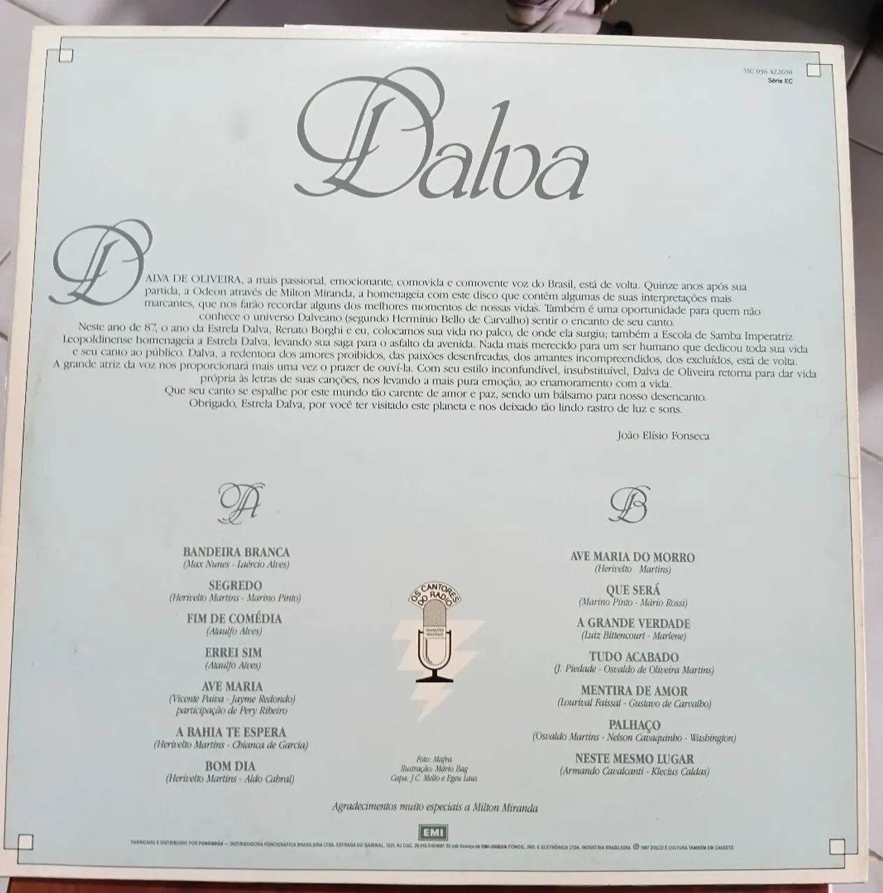 Disco de vinil Dalva de Oliveira  - Foto 2